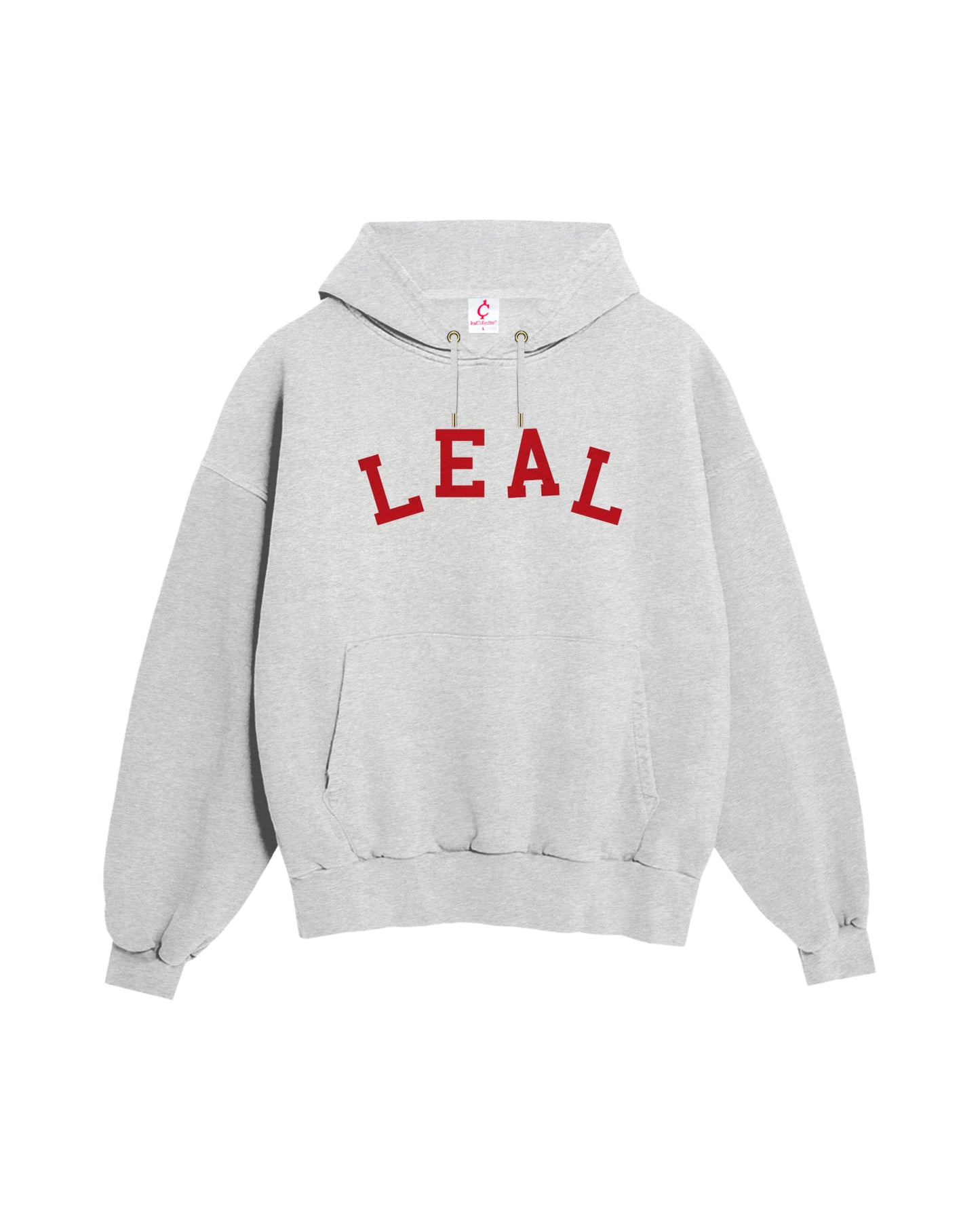 COLLEGE HOODIE GRAY MELANGE