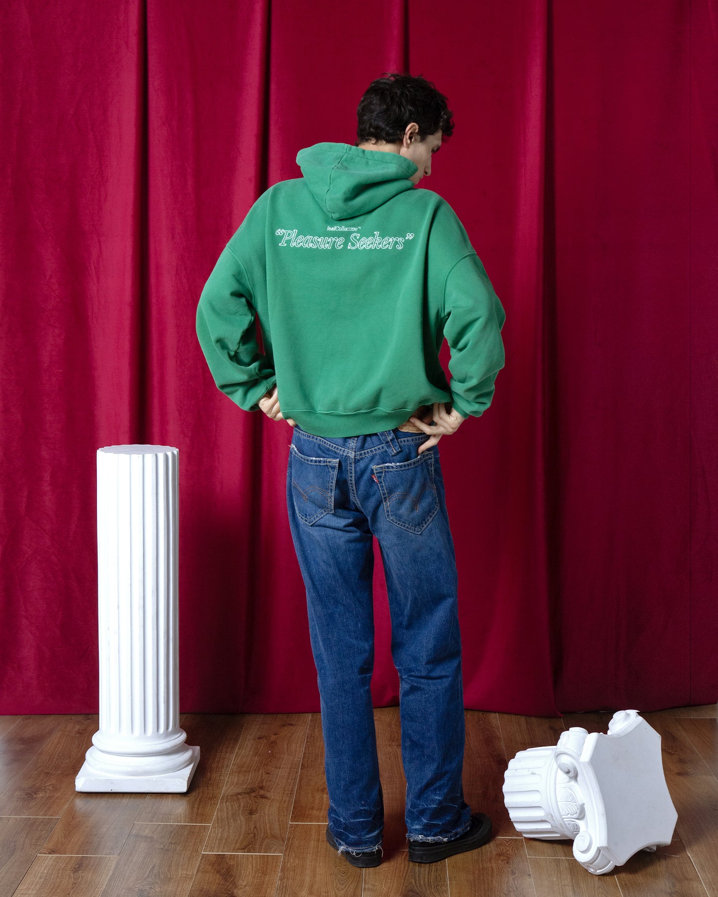 PLEASURE HOODIE EMERALD
