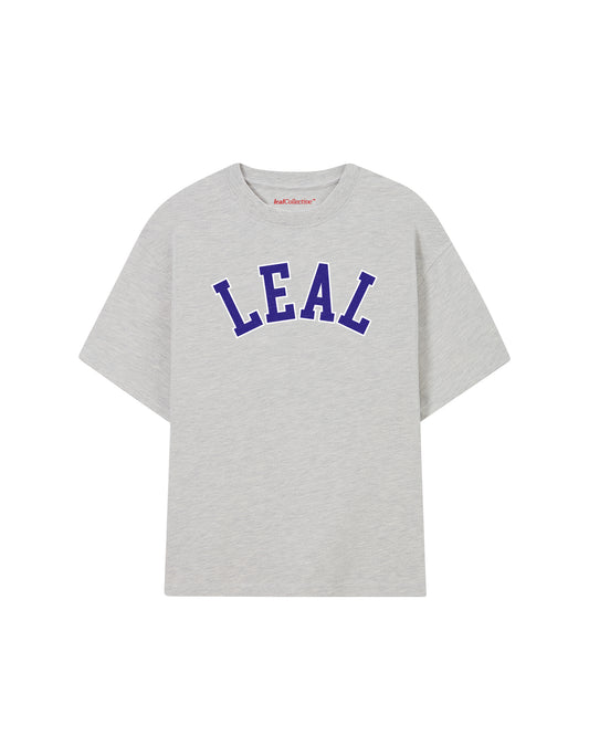 COLLEGE TEE GRAY MELANGE