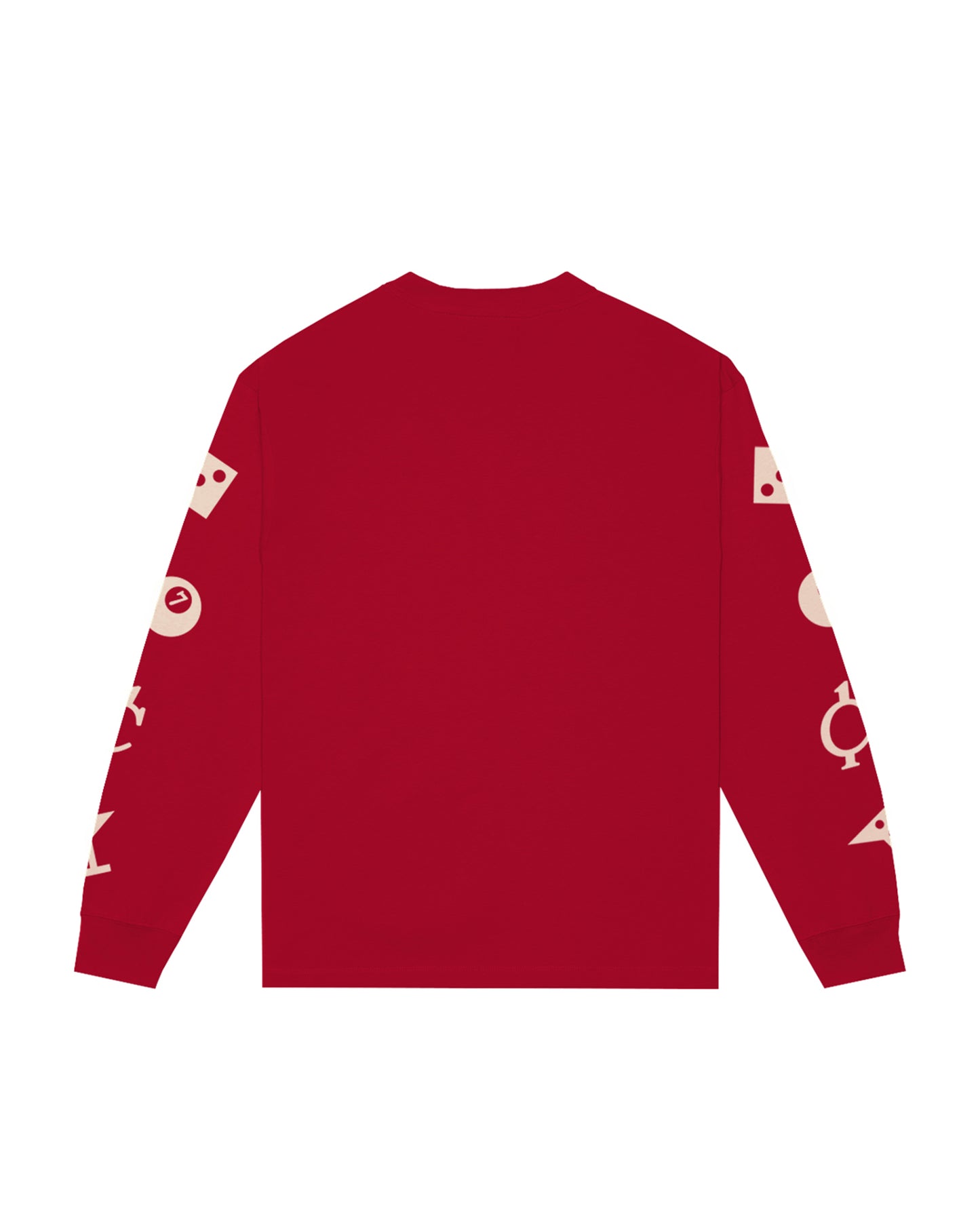 ICONS L/S TEE ROSSO