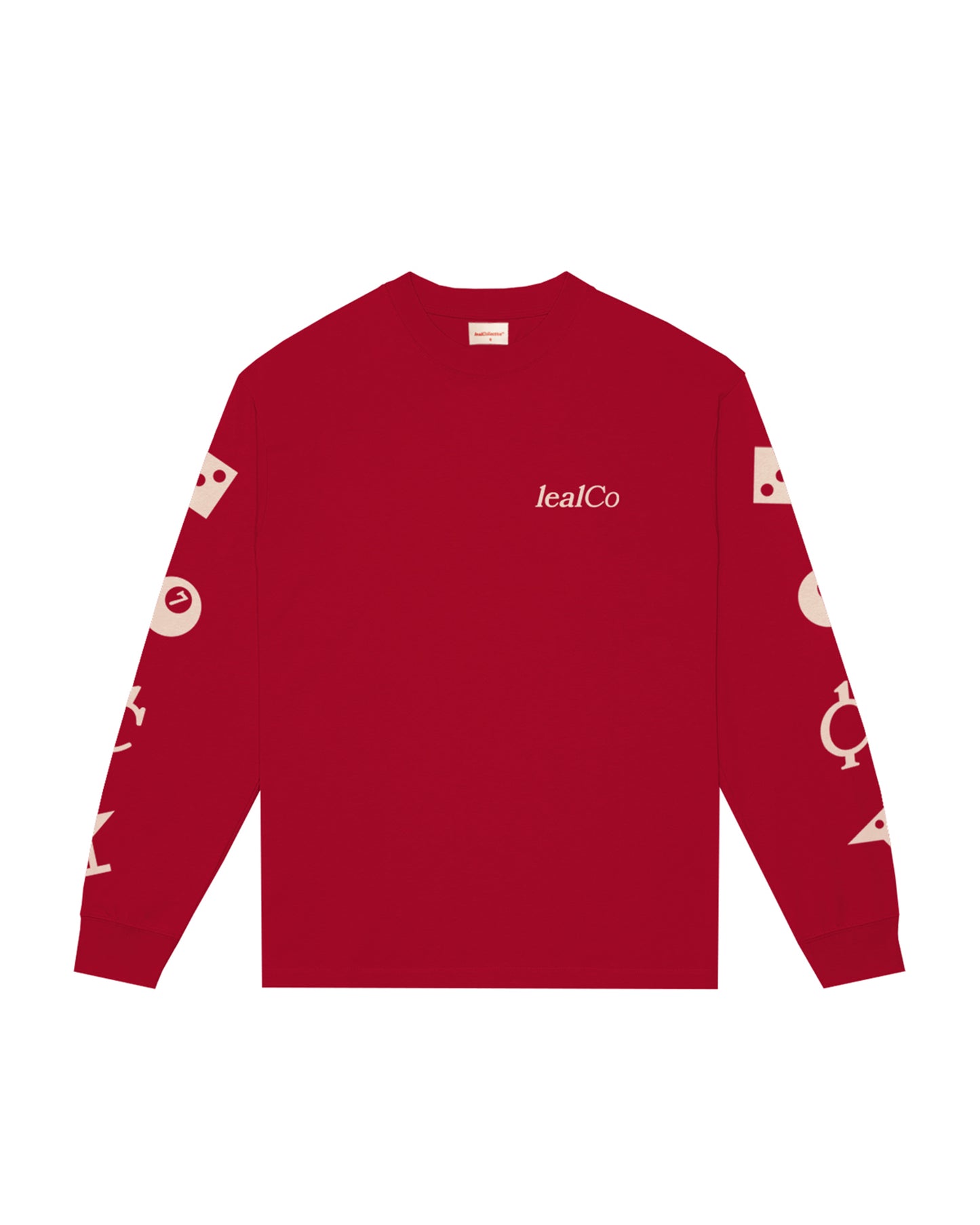 ICONS L/S TEE ROSSO