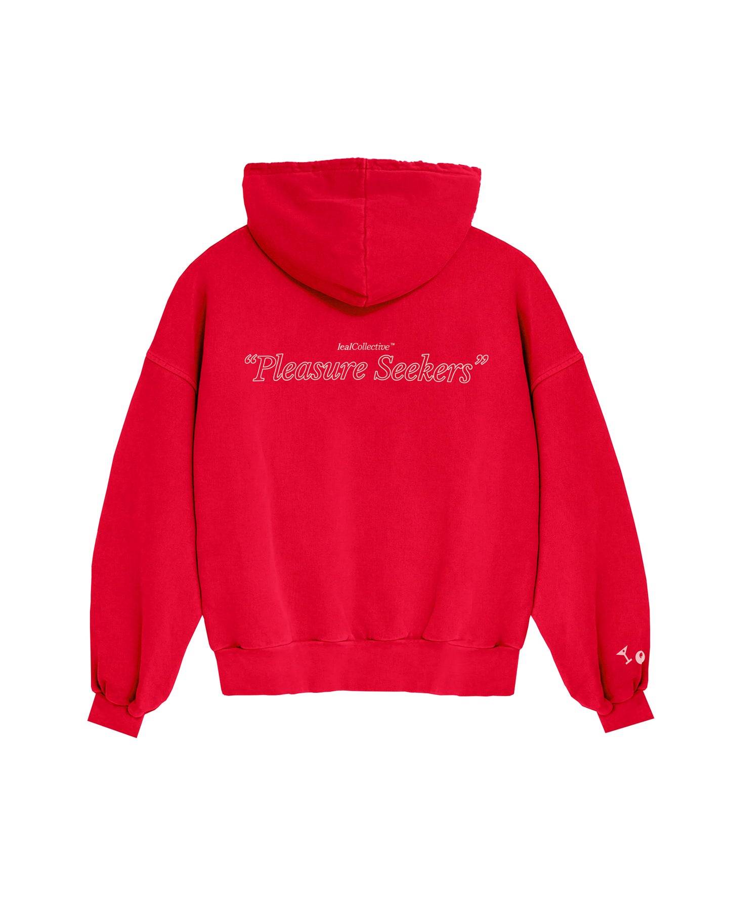 PLEASURE HOODIE ROSSO