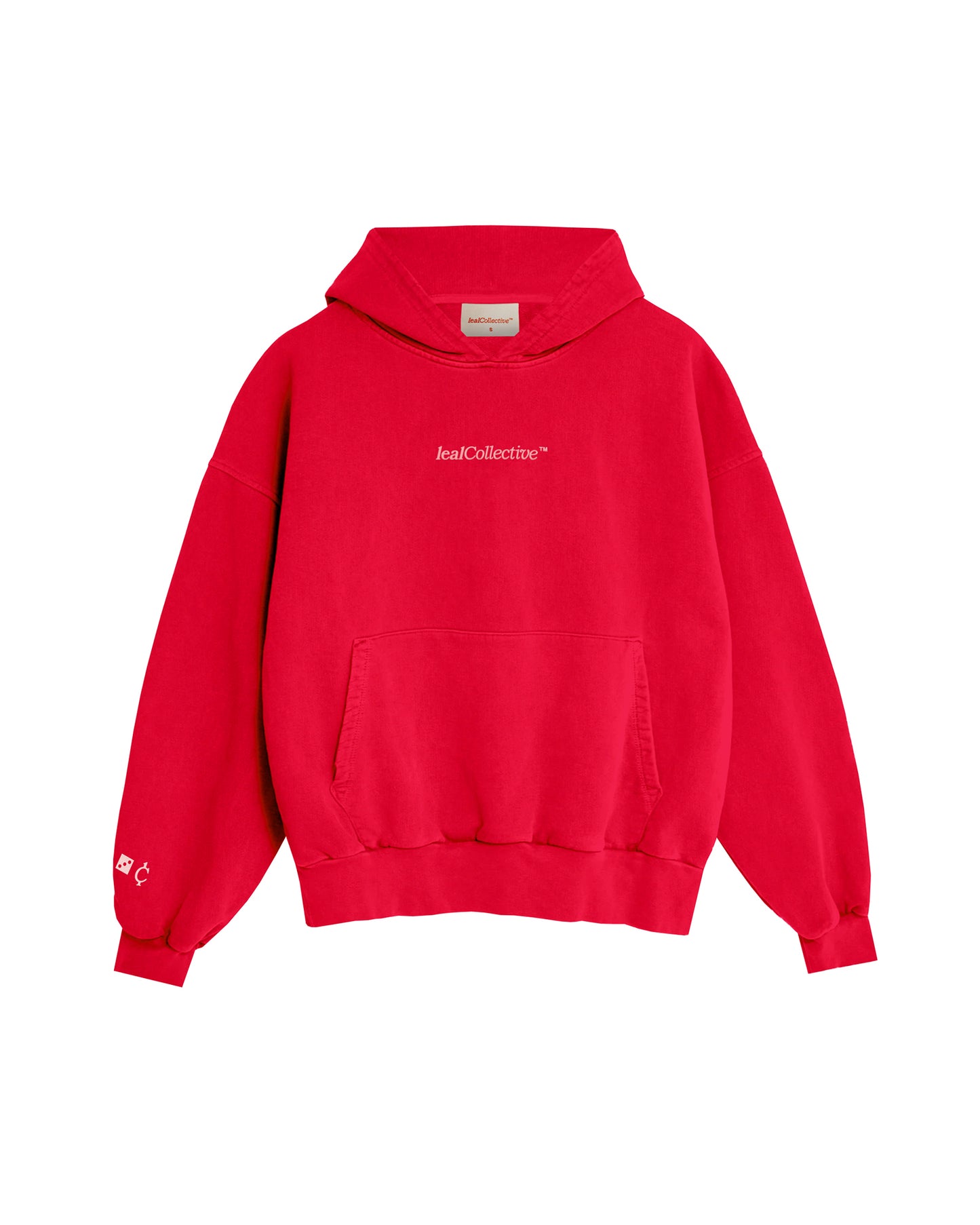 PLEASURE HOODIE ROSSO