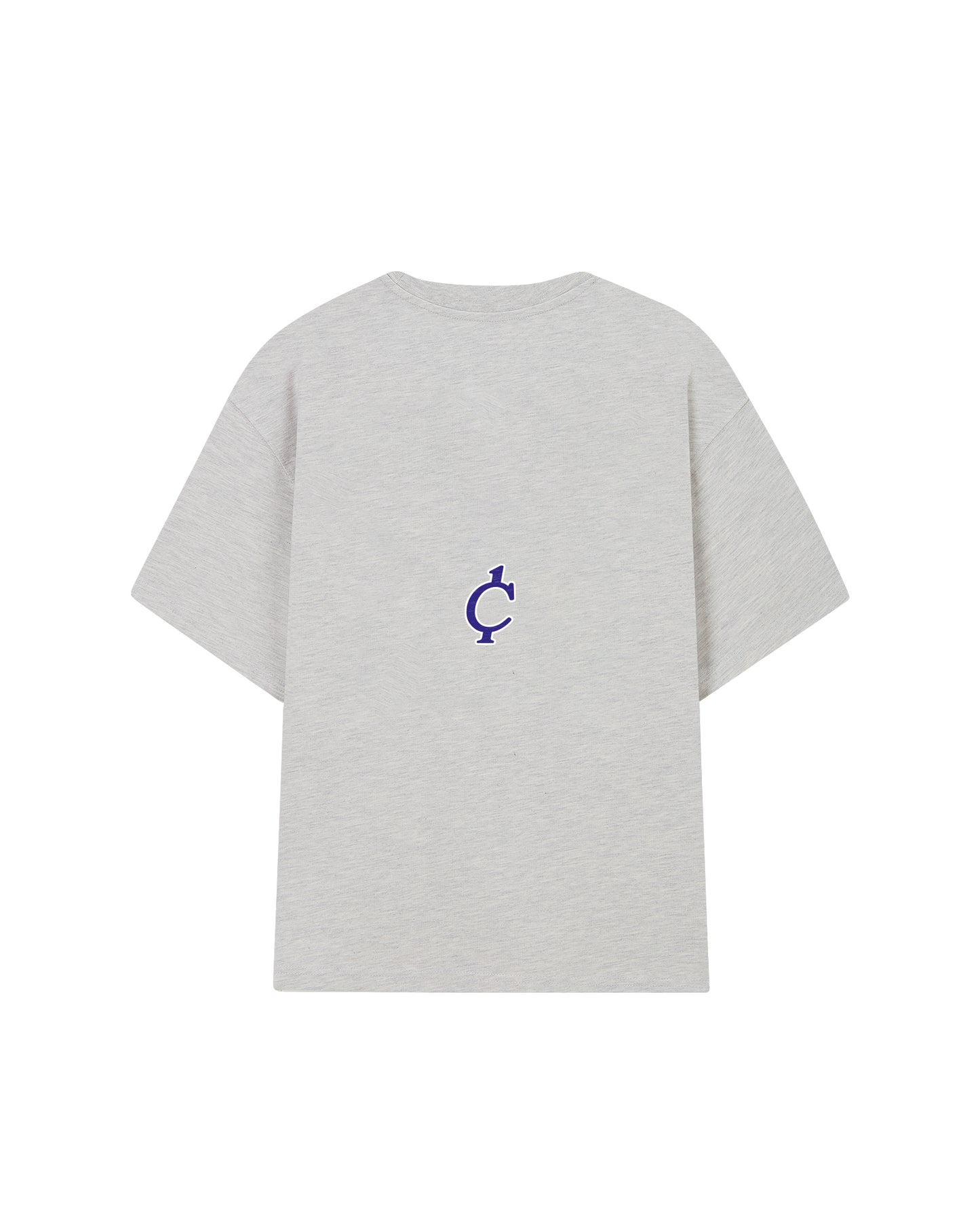 COLLEGE TEE GRAY MELANGE