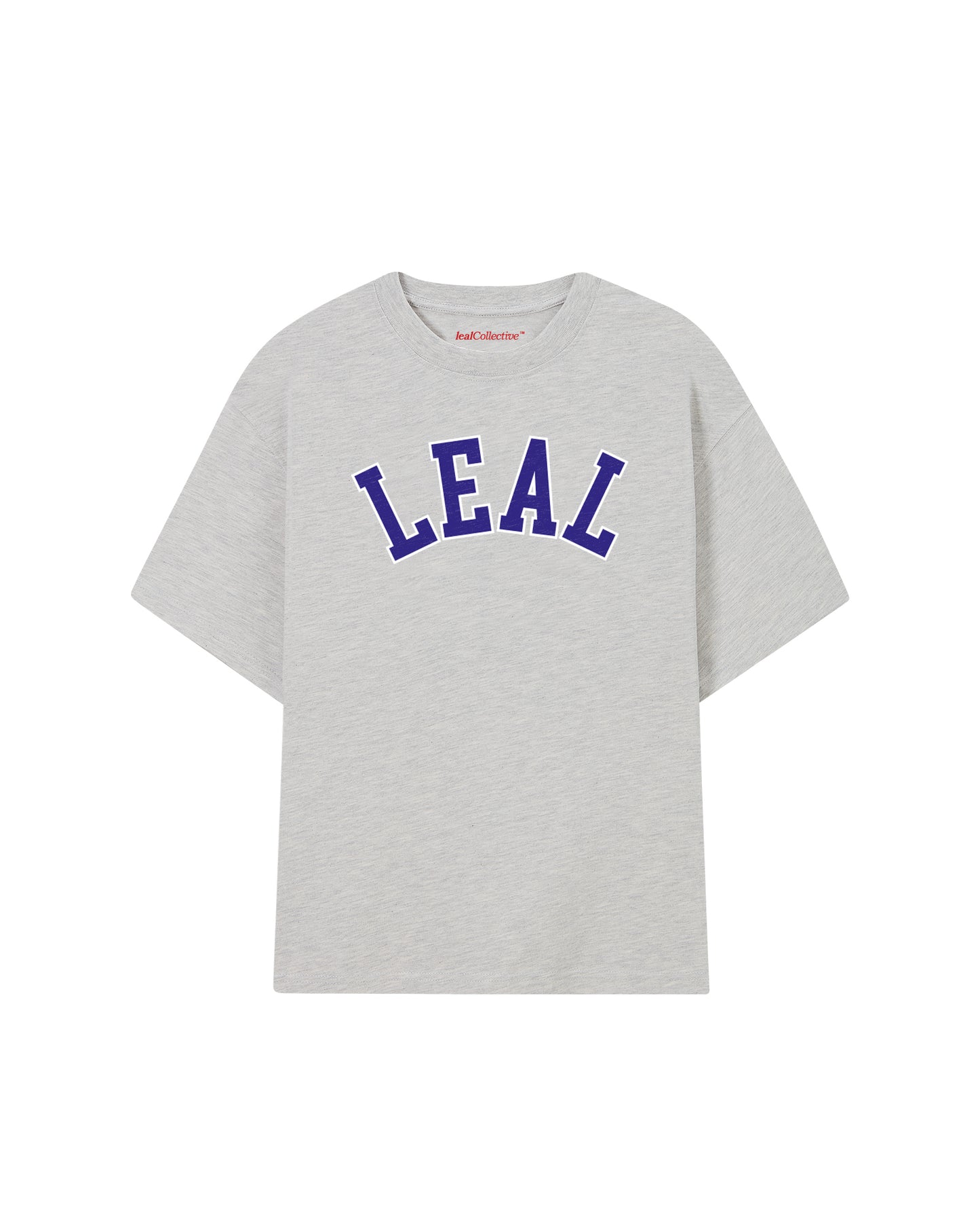COLLEGE TEE GRAY MELANGE